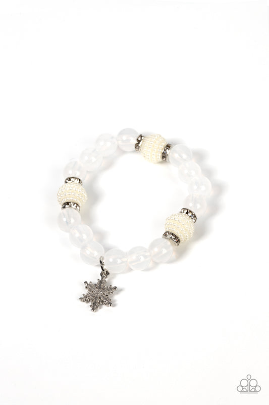 Starlet Shimmer Bracelet Kit - Silver Snowflake Charms